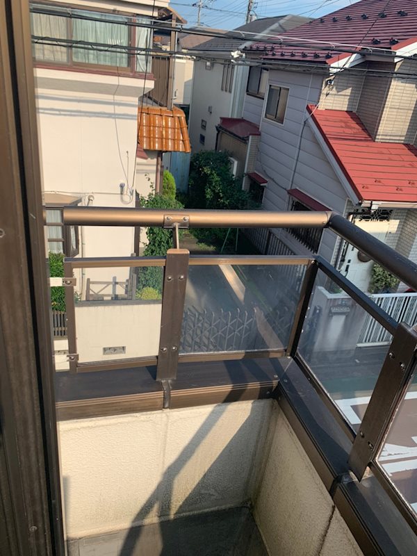 オークハウスＡ・Ｂ ベランダ