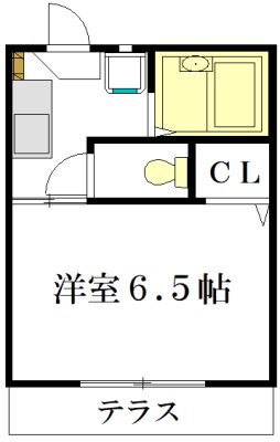 プロヴァンスハイム 102号室 間取り