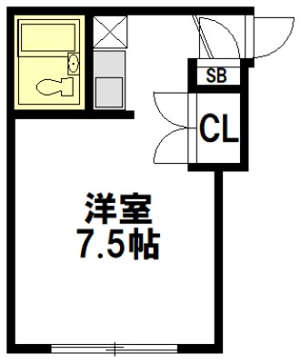 メゾンオキノ 301号室 間取り