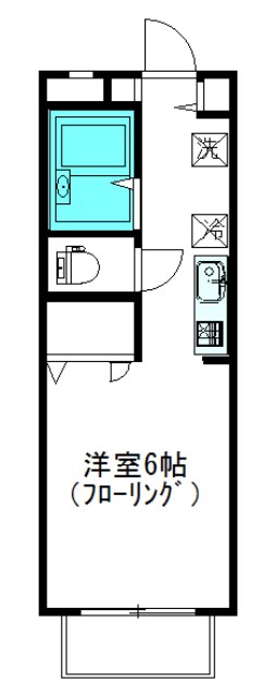 ハイム丘 1-A号室 間取り
