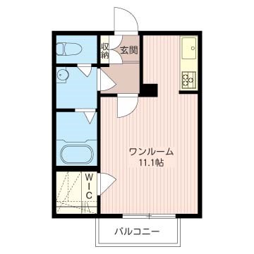 ゴルドエス 202号室 間取り