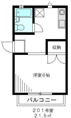 ドルチェ松原 201号室 間取り