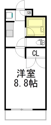 グランドゥールエムワン 102号室 間取り