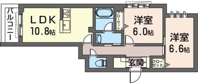 Saint Grace（セントグレース） 205号室 間取り