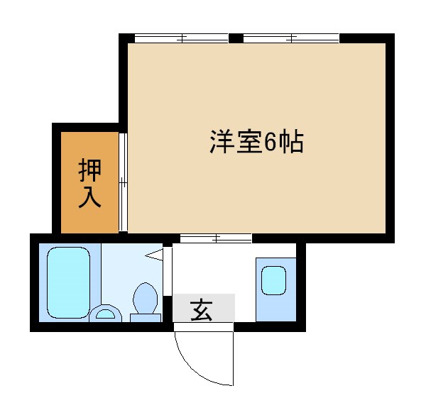ハイツシャロン 202号室 間取り