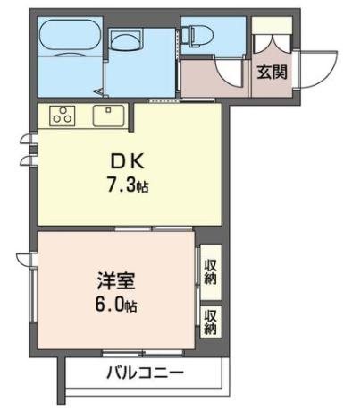 Les Saisons Nogata(レセゾンノガタ) 205号室 間取り