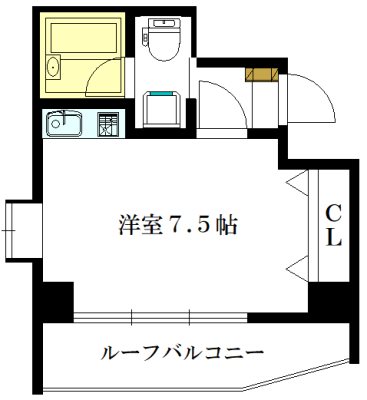 三鷹レジデンスあそ　 403号室 間取り