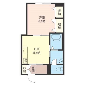 サニーフォレスト 102号室 間取り