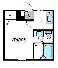 Ｅ・メゾン 102号室 間取り