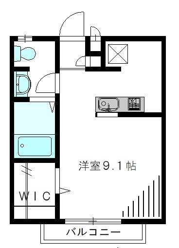 花の街 E号室 間取り