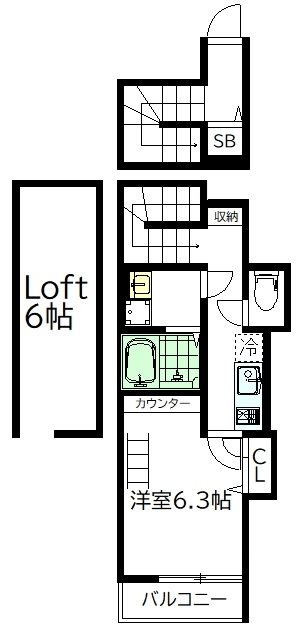 CASA　SHISHIKURA 間取り図