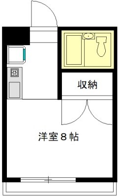 コスモス東北沢 203号室 間取り