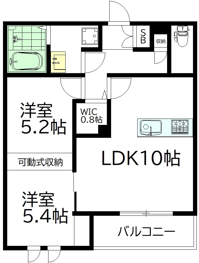 GRAN ARK（グランアーク） 302号室 間取り