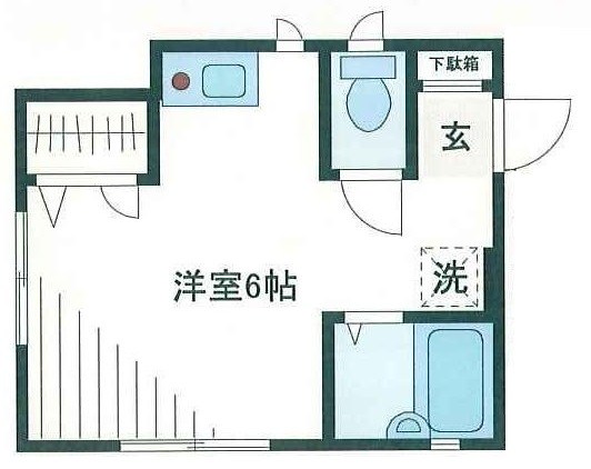 センチュリー北沢 201号室 間取り