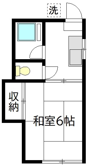 サンハイツ 101号室 間取り