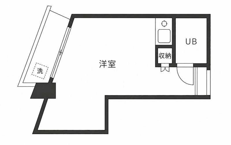 シャルル下北沢 301号室 間取り