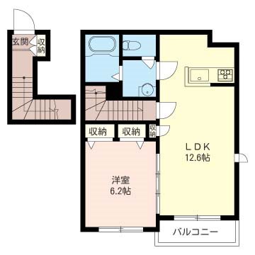 吉祥庵 4号室 間取り
