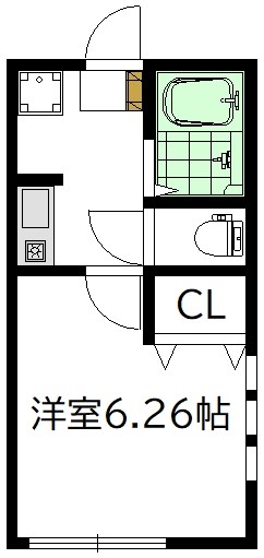 レジェンド平島 103号室 間取り
