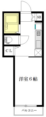 プラネックス代田 102号室 間取り