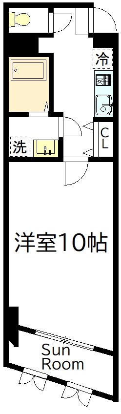 シャルモントアレ能美 102号室 間取り