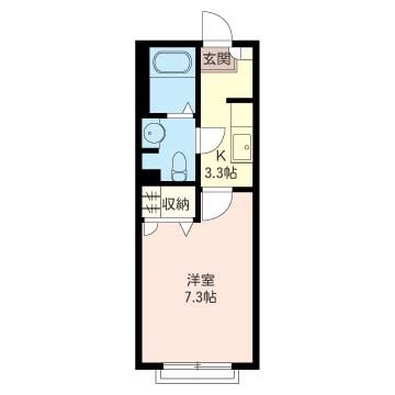 La Poire 宮前 102号室 間取り