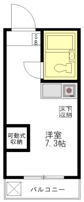 カーサ橋本 102号室 間取り
