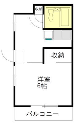 ベルメゾン 101号室 間取り