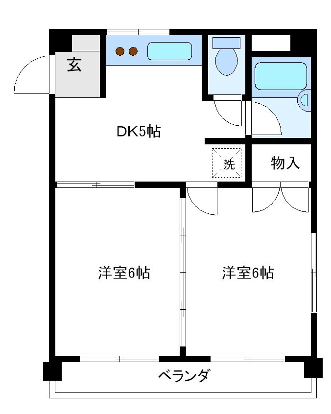 ビュウハイツ 403号室 間取り