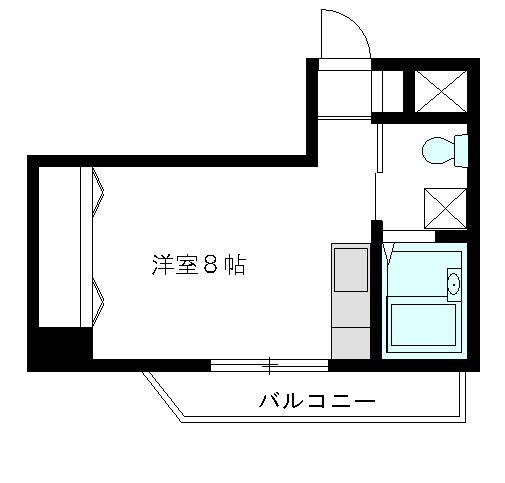 グランドール高円寺 201号室 間取り