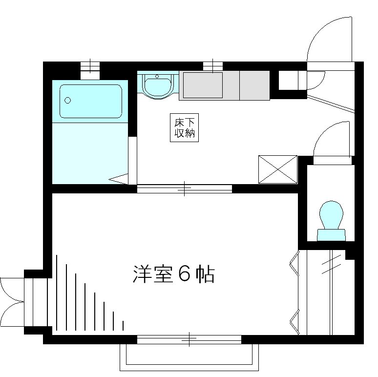 グランシード三晶 203号室 間取り