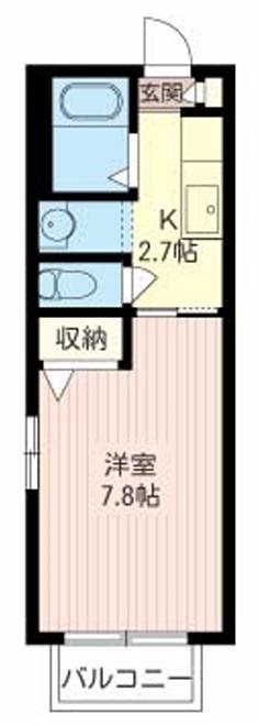 ルイ５９ 104号室 間取り