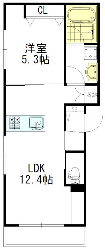 べルパルク吉祥寺本町 201号室 間取り