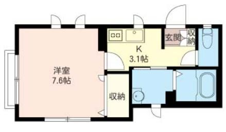 メゾンド阿佐ヶ谷 102号室 間取り
