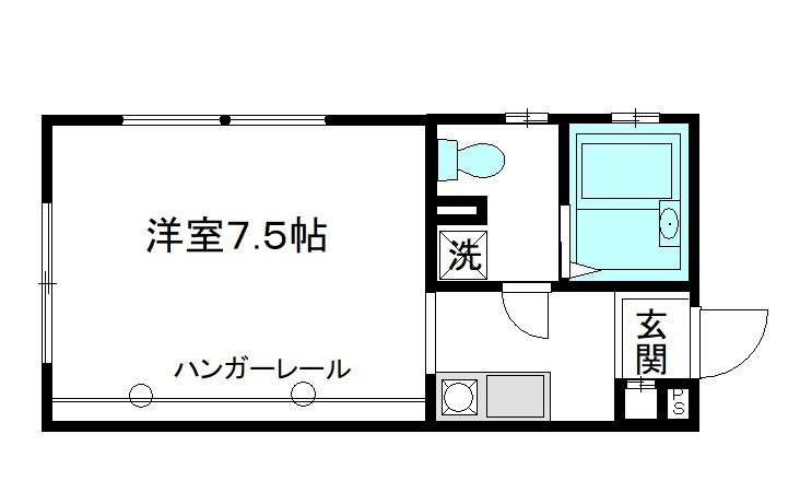 ハイツマイウェイ 102号室 間取り