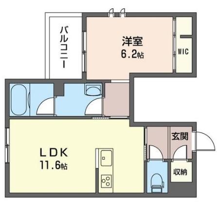 Nord代沢（ノールダイザワ） 203号室 間取り