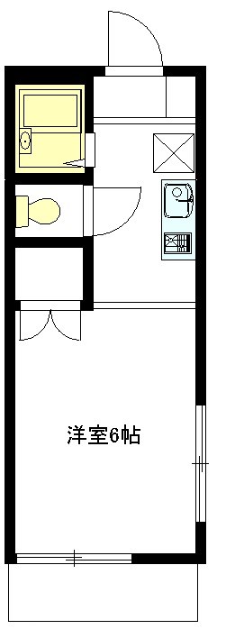 アパートメント下北沢 間取り図