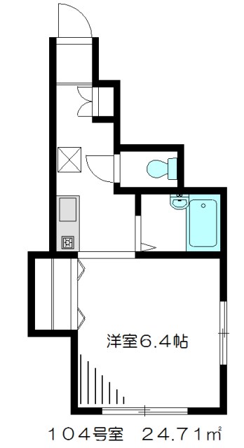 WACOS・S（ワコスエス） 104号室 間取り