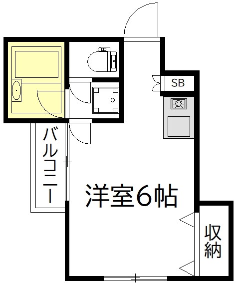 COM YS（コムワイエス） 206号室 間取り