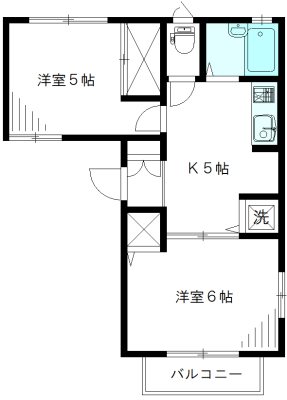 グリーンパーク 101号室 間取り