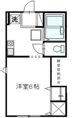 エラパルド 101号室 間取り