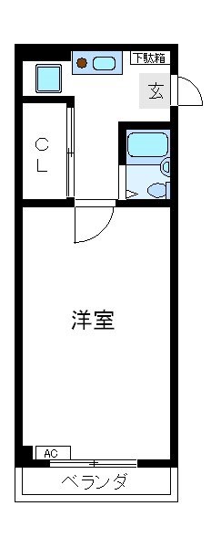 ハイツ浅間 301号室 間取り