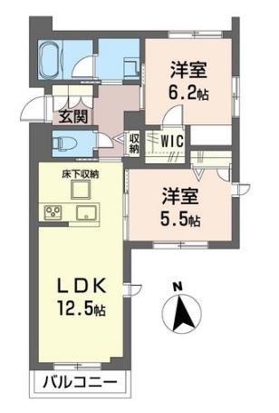 アレイ久我山アネックス 101号室 間取り