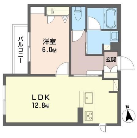 クレールコート下北沢 102号室 間取り