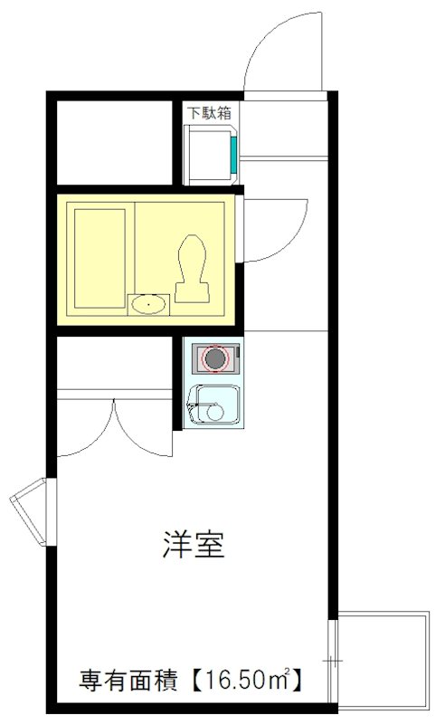マリオン高円寺 308号室 間取り