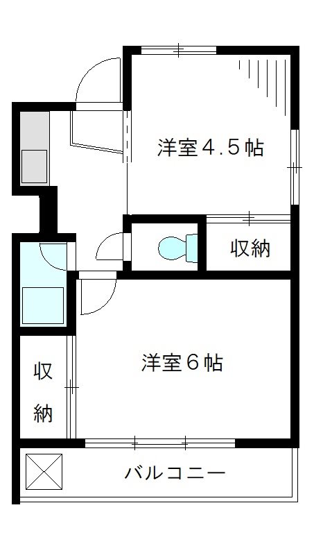 カーサ高円寺 102号室 間取り
