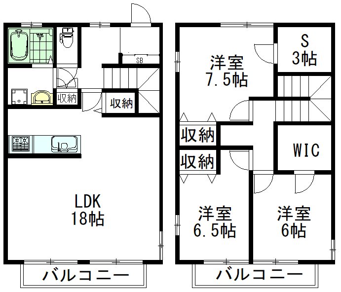 Casa Verde 南荻窪　C棟 202号室 間取り