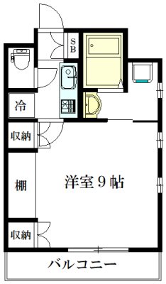 コアステージ  203号室 間取り