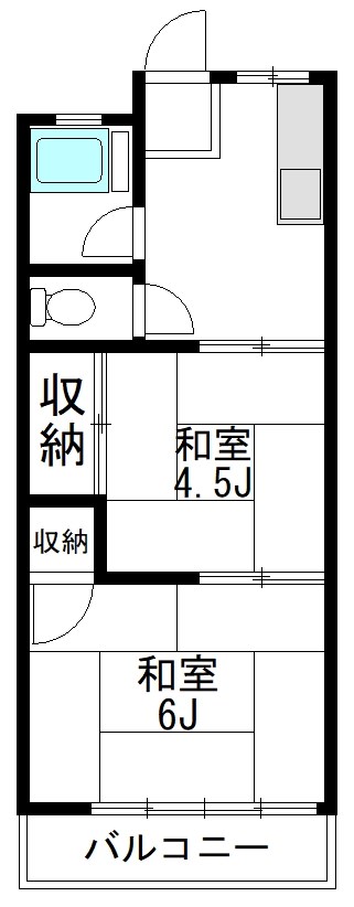 セキネハイツ 間取り図