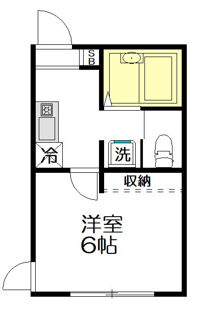 3552apartment 204号室 間取り