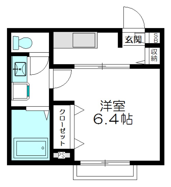 OAK SHIMOKITAZAWA（オーク下北沢） 102号室 間取り